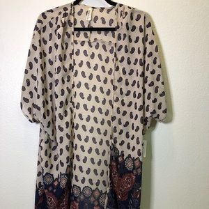 Live 4 Truth Kimono Women’s Cover Top Size Large